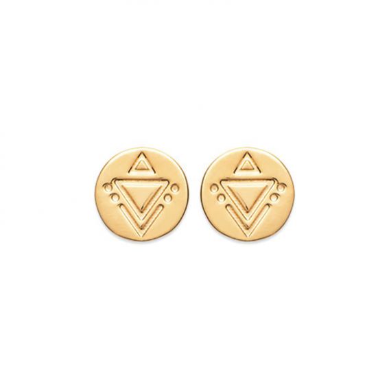 18K gold plated earrings