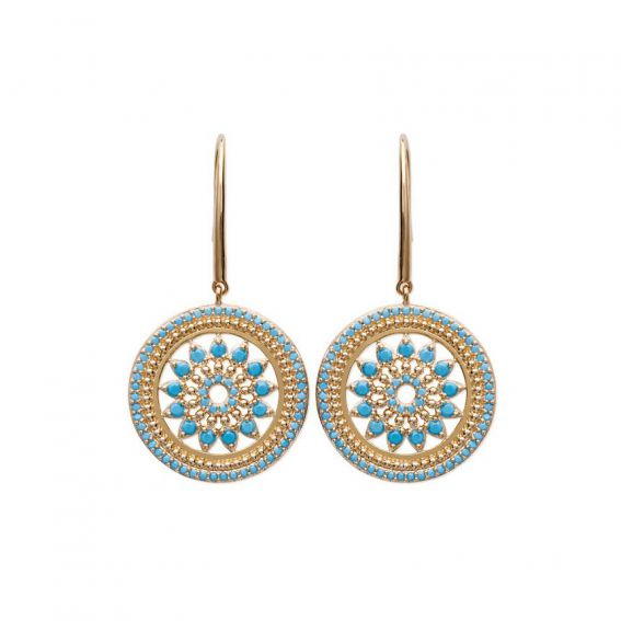 18k PS gold plated earrings