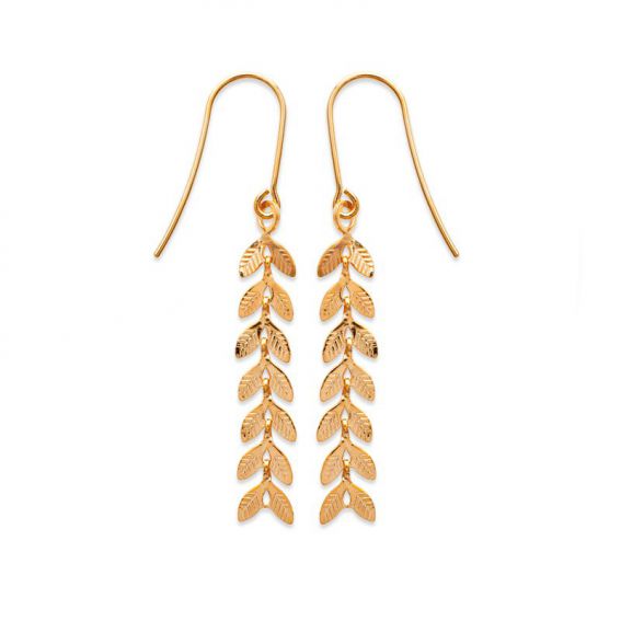 18K gold plated earrings