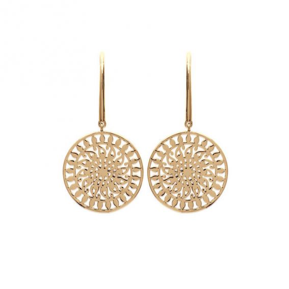 18K gold plated earrings