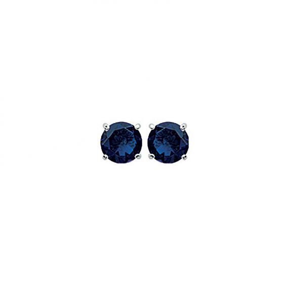 Boucles d'oreilles bleu 5mm...