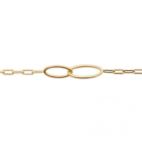Bijou argent/plaqué or 18k gold plated Beijing bracelet
