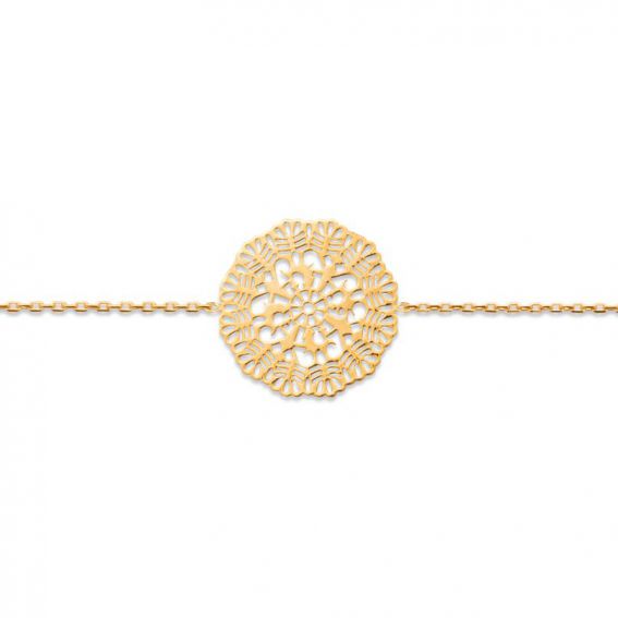 Bijou argent/plaqué or 18k gold plated Vienna bracelet
