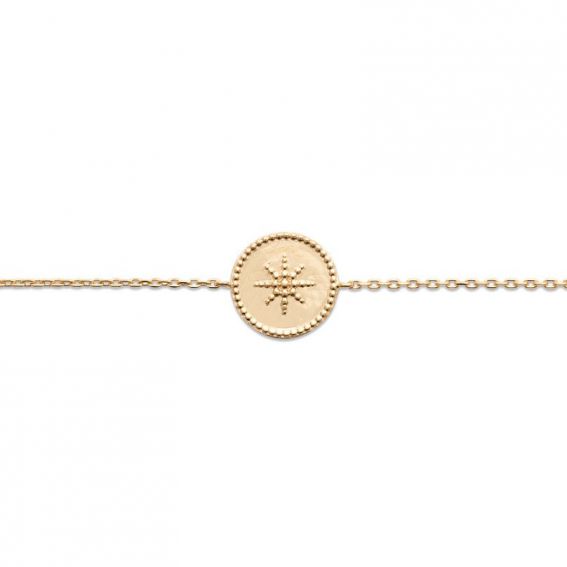 Bijou argent/plaqué or 18k gold plated Acapluco bracelet
