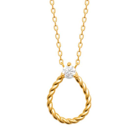 18k vergulde zirkonium...