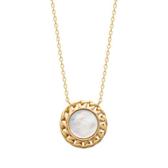 18k mother -of -pearl gold...