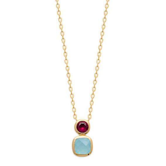 18K PV gold plated necklace