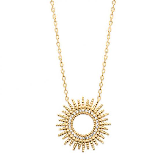 Collier plaqué or 18k...