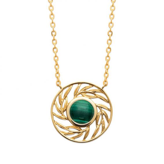 Collier plaqué or 18k...