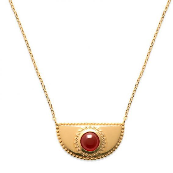18K PS gold plated necklace