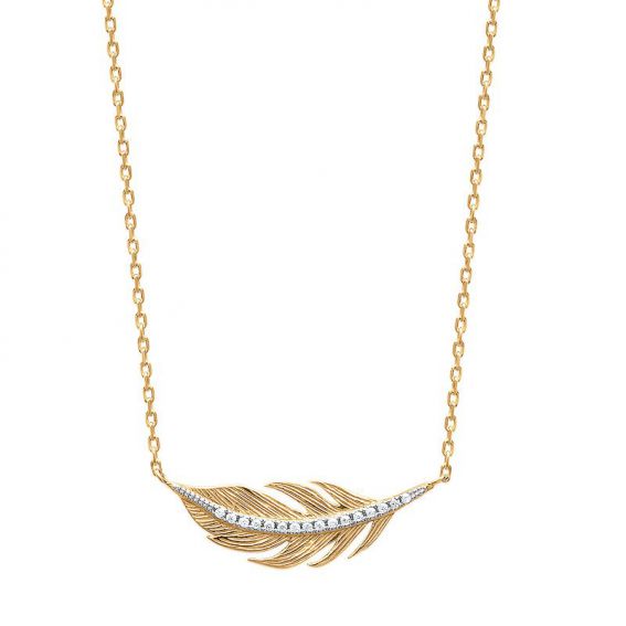 Collier plaqué or 18k bic...