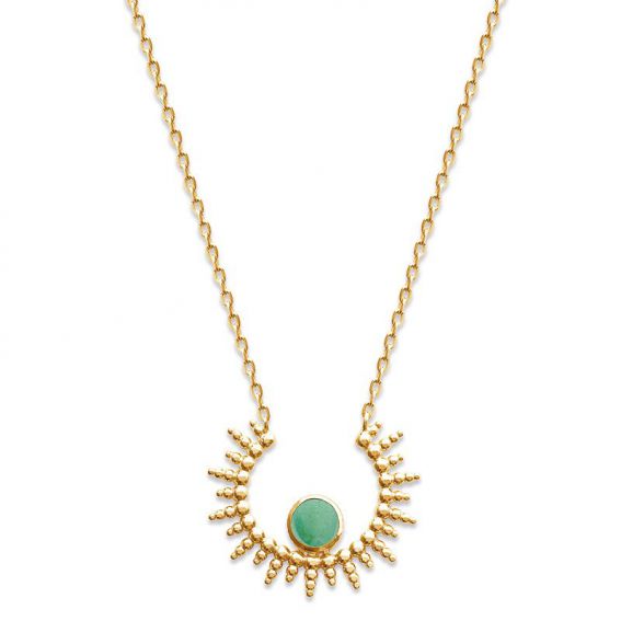 Collier plaqué or 18k...