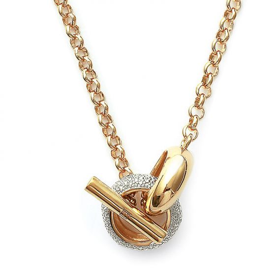 Collier plaqué or 18k bic...