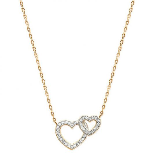 18k gold-plated necklace...