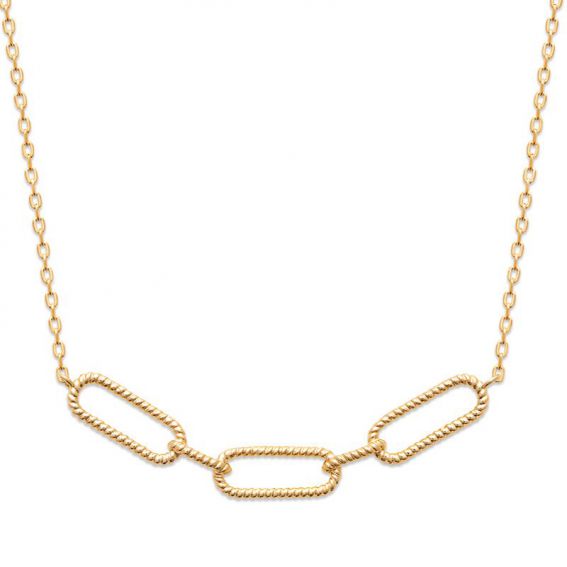 Collier plaqué or 18k