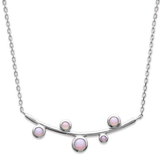 Silver necklace 925 rhodium PS