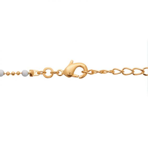 Collier plaqué or 18k email