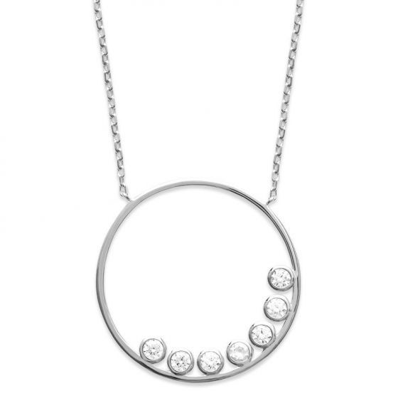 Silver necklace 925 rhodium...