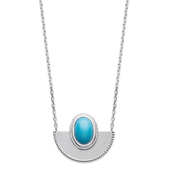 Silver necklace 925 rhodium PS