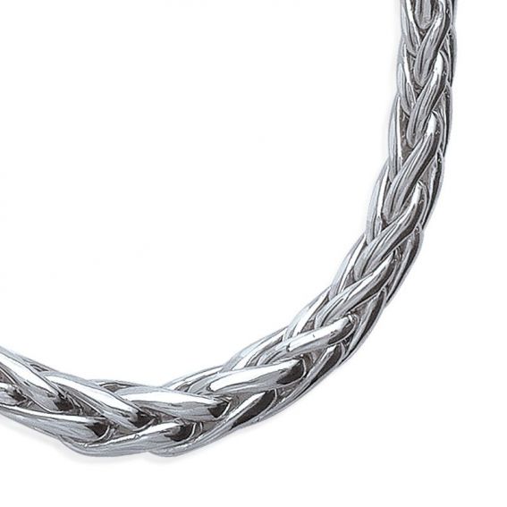 925 rhodium zilveren ketting