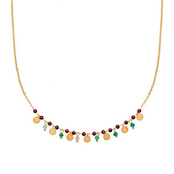 18K PV gold plated necklace