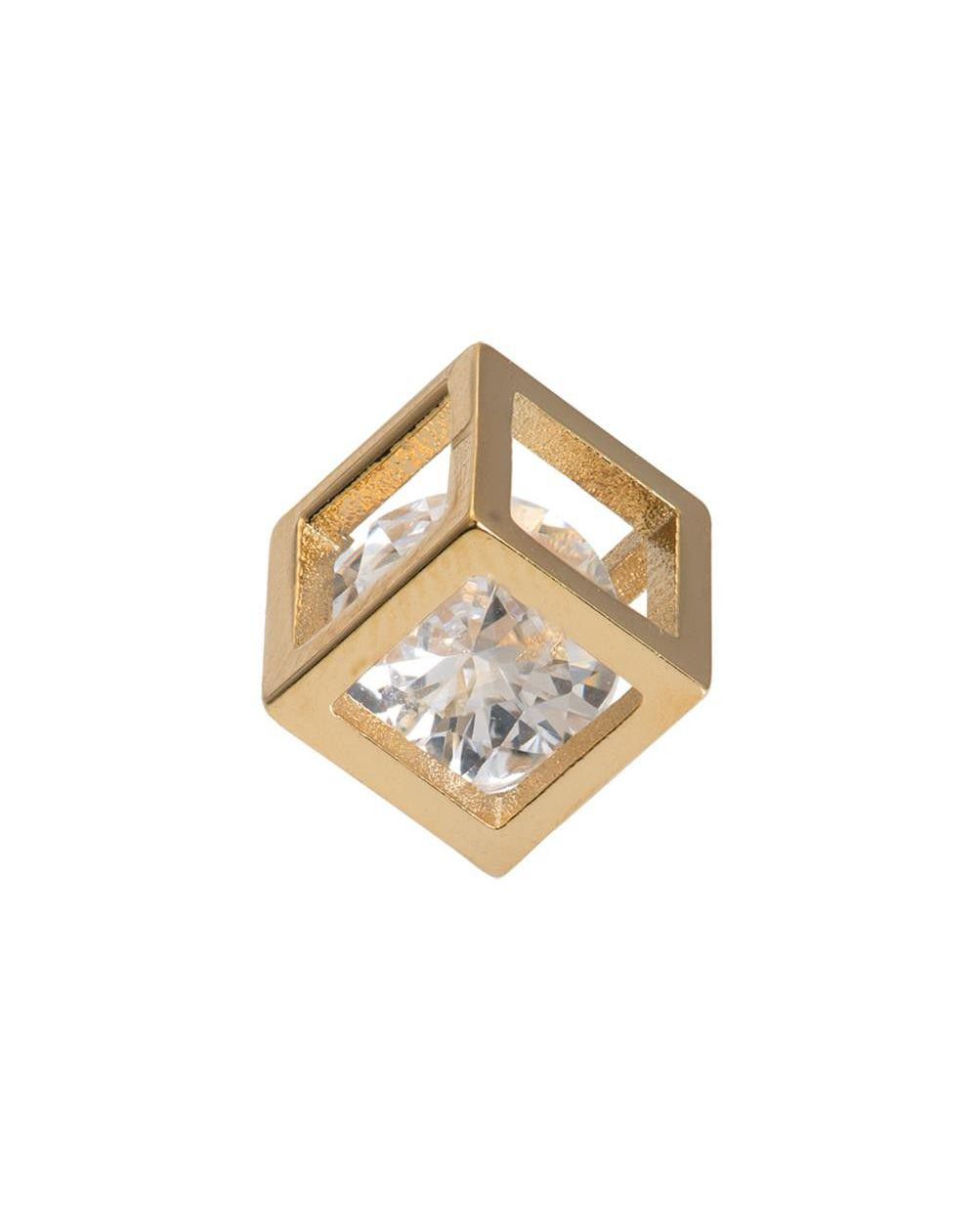 Charm Hollow Cube Stone doré | Pendentif de la marque iXXXi