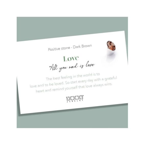 Pierre zircone Creartive Dark Brown [Love] - Creartive Base iXXXi