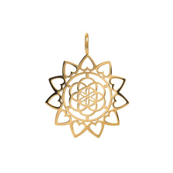 Charm Mandala doré | Pendentif de la marque iXXXi