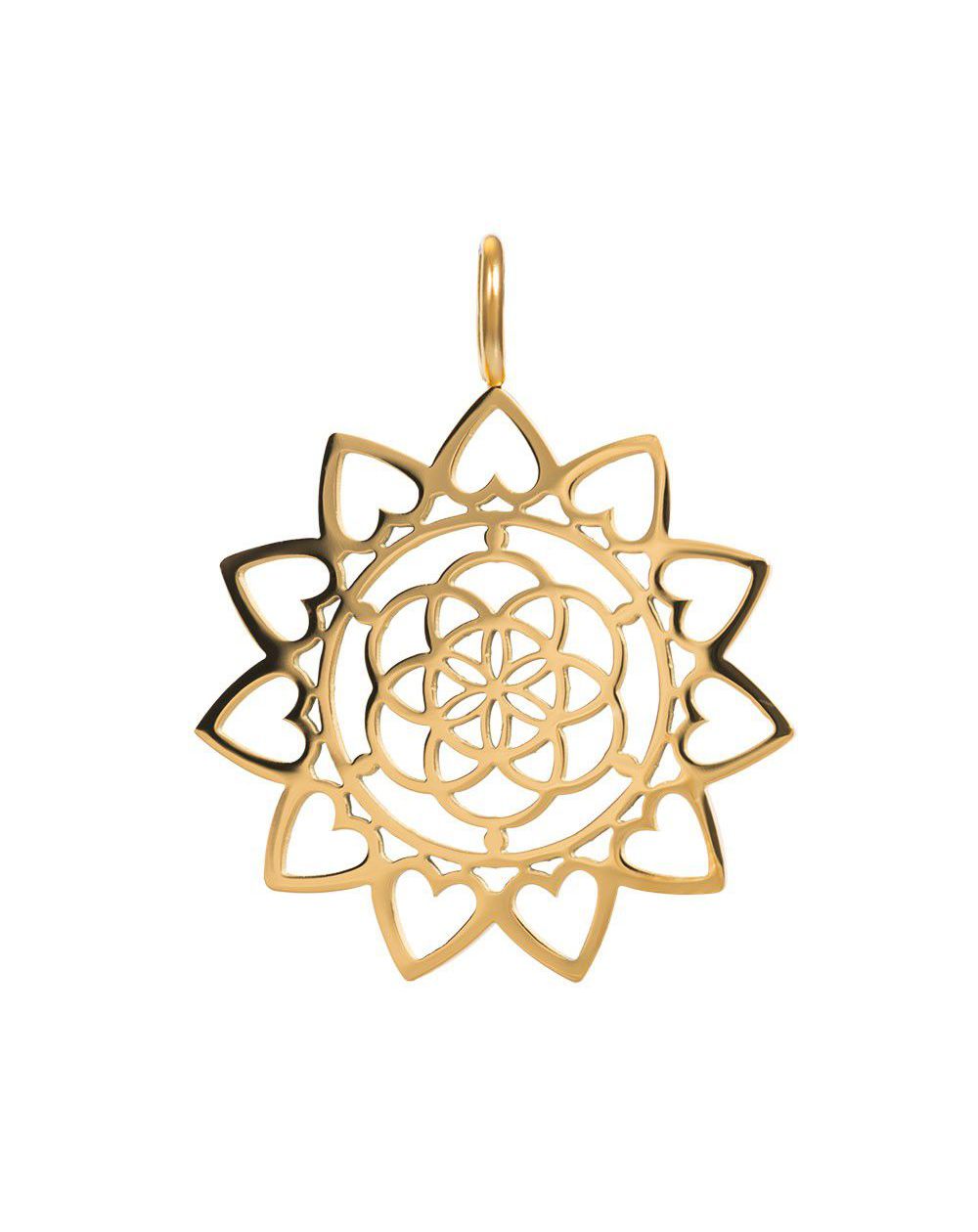 Charm Mandala doré | Pendentif de la marque iXXXi