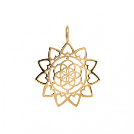 Charm Mandala doré | Pendentif de la marque iXXXi