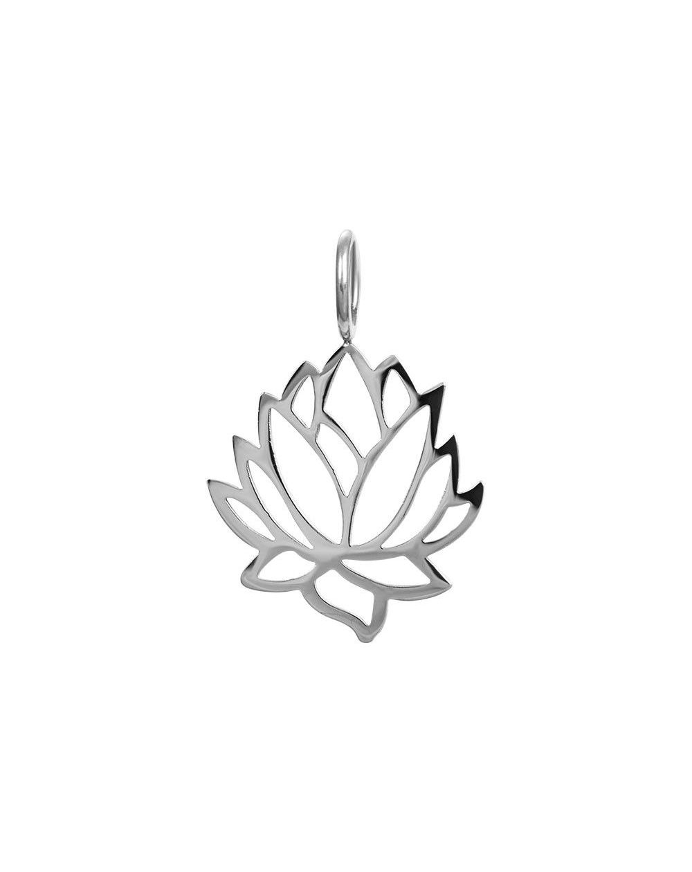 Charm Lotus argenté | Pendentif de la marque iXXXi