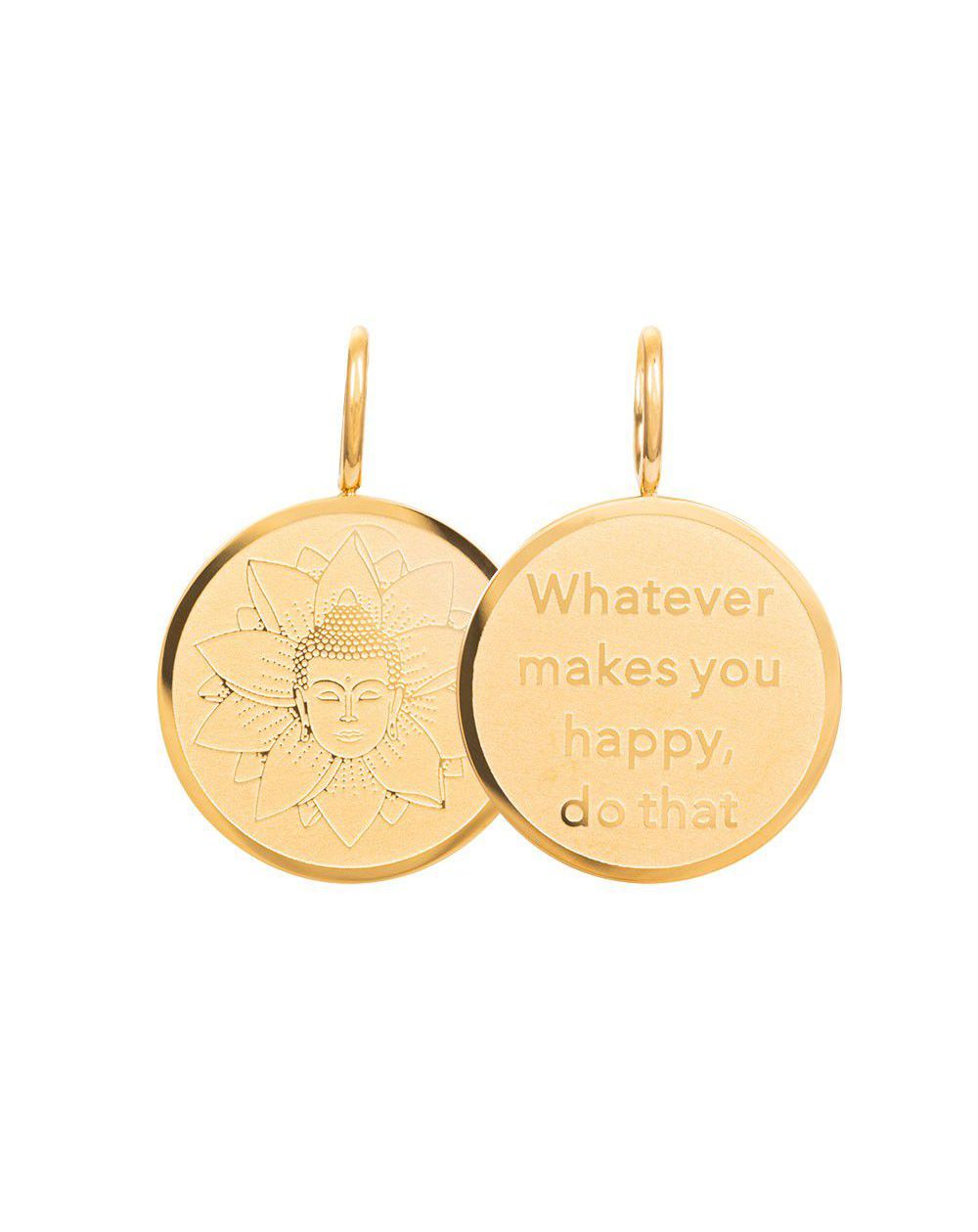 Charm Lotus Buddha doré | Pendentif de la marque iXXXi