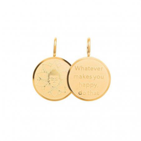 Charm Lotus Buddha doré | Pendentif de la marque iXXXi