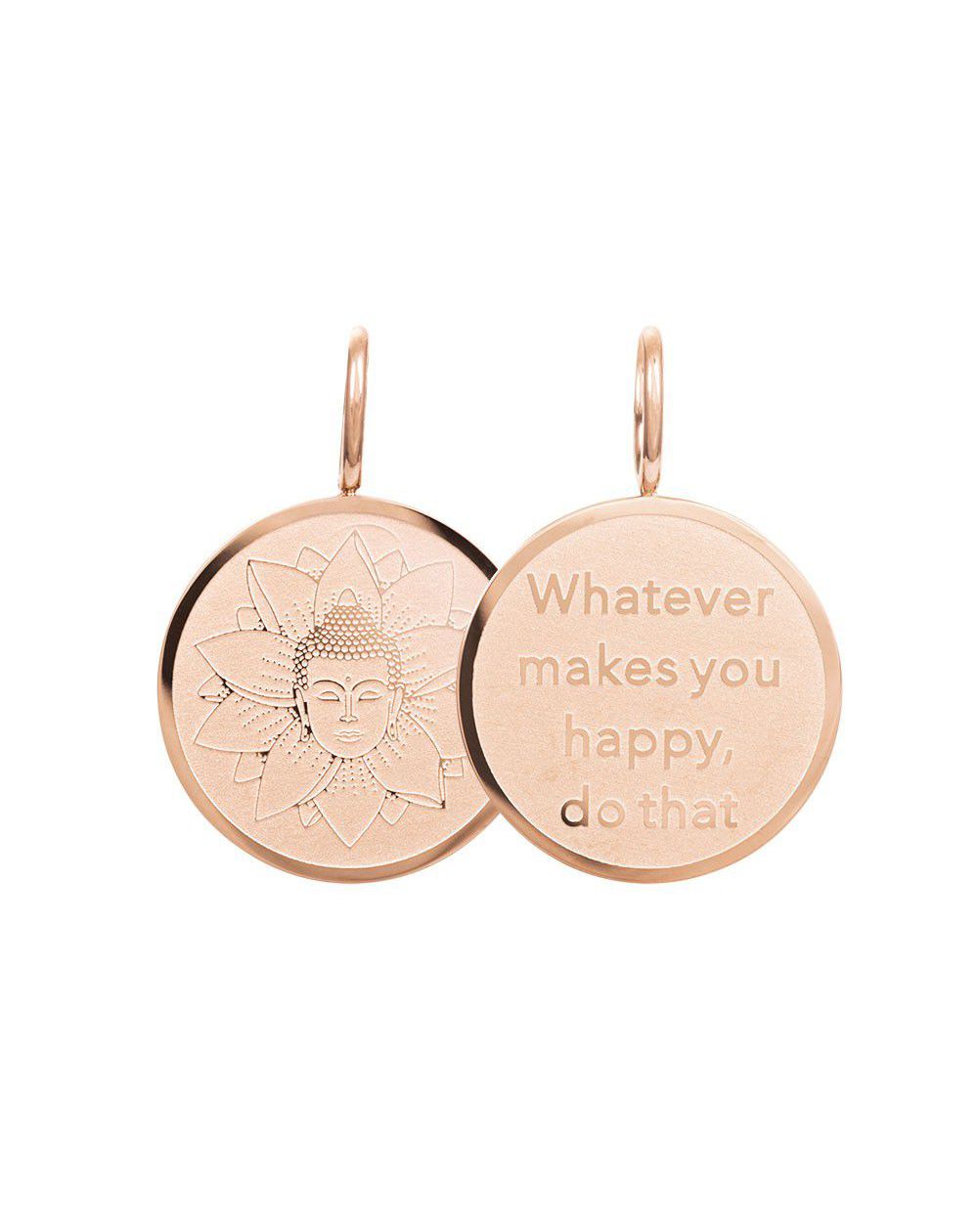 Charm Lotus Buddha rosé | Pendentif de la marque iXXXi