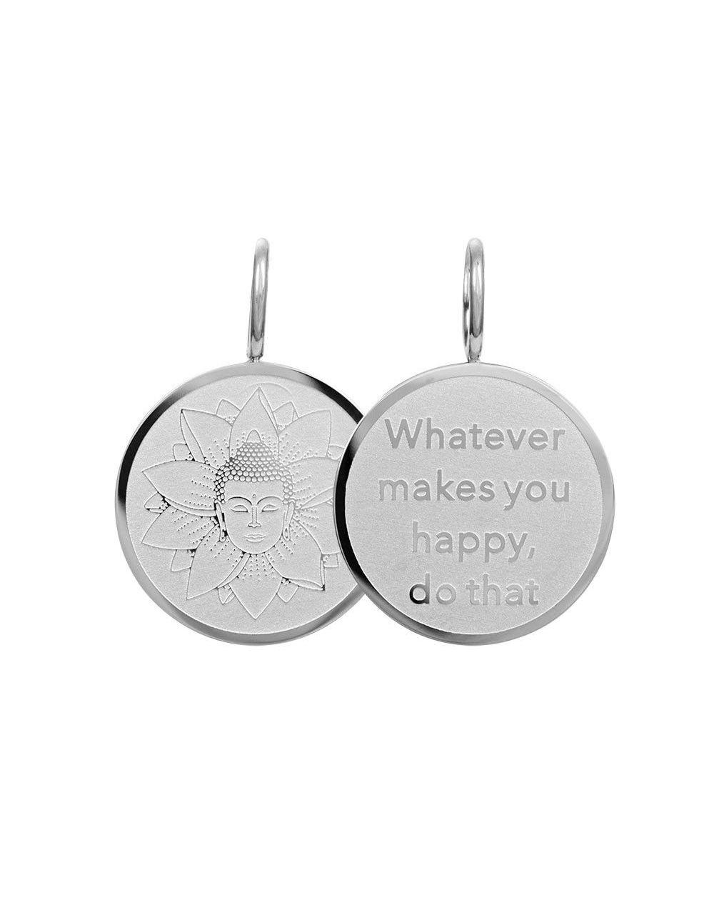Charm Lotus Buddha argenté | Pendentif de la marque iXXXi