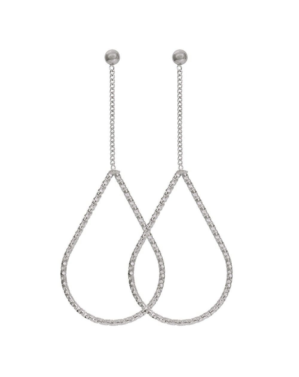 Perceuses iXXXi Mind argentées - Boucles d'oreilles