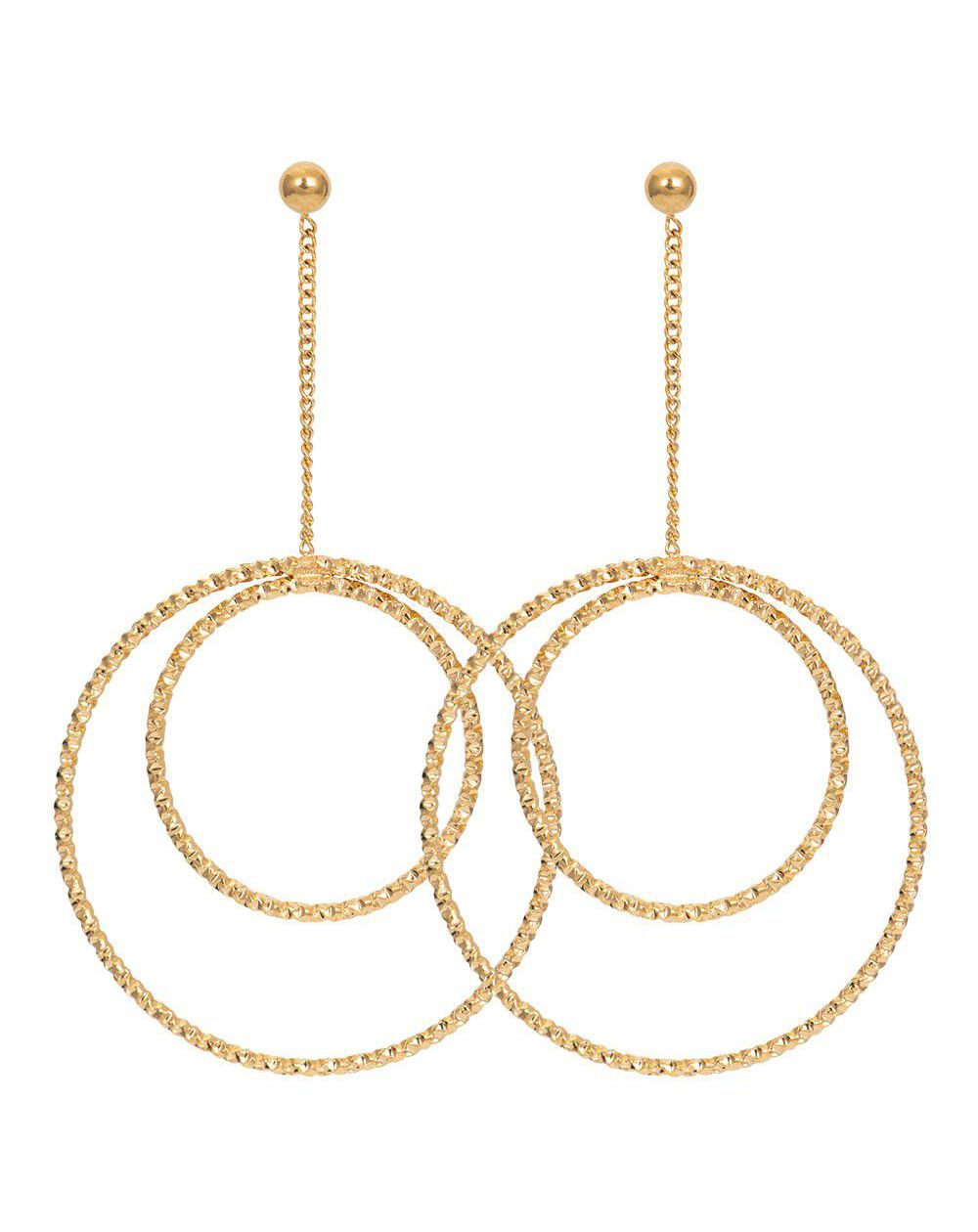 Perceuses iXXXi Zen dorées - Boucles d'oreilles