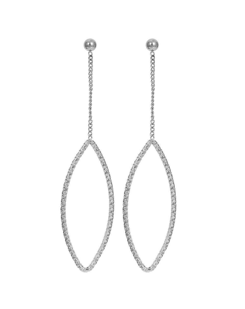 Perceuses iXXXi Yoga argentées - Boucles d'oreilles