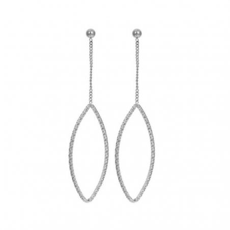 Perceuses iXXXi Yoga argentées - Boucles d'oreilles