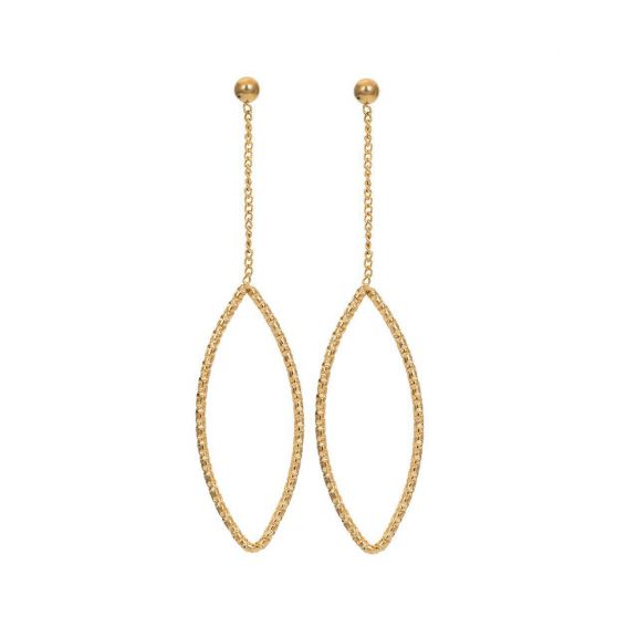 Perceuses iXXXi Yoga dorées - Boucles d'oreilles