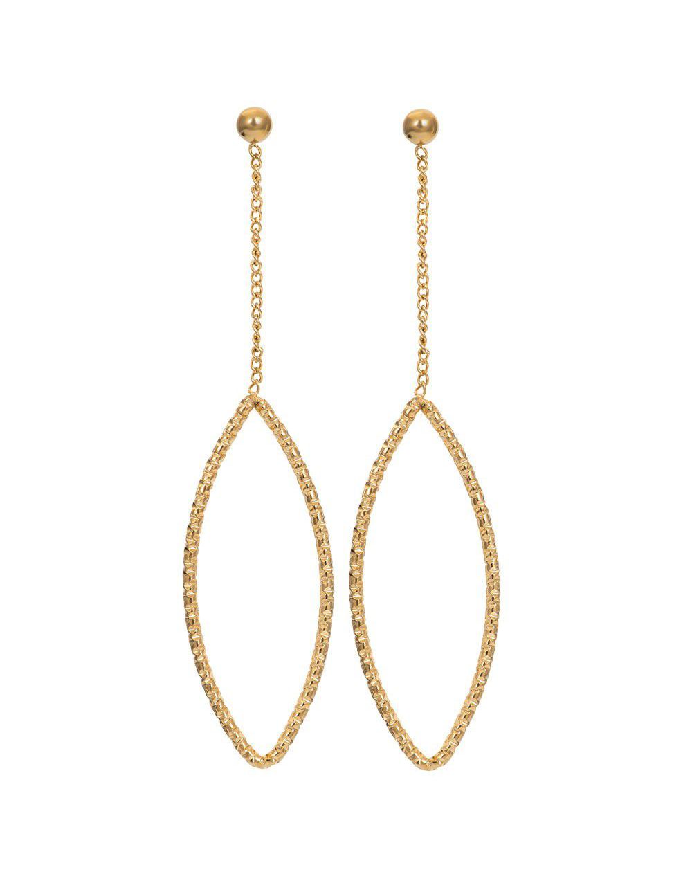 Perceuses iXXXi Yoga dorées - Boucles d'oreilles