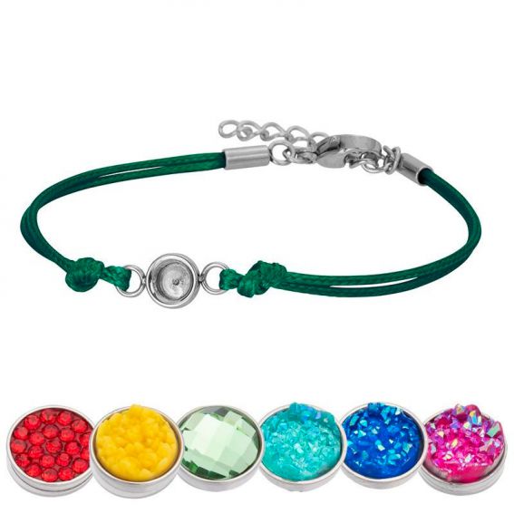 Bracelet iXXXi Wax vert foncé (army green)  pour Top part - Bracelets de marque iXXXi