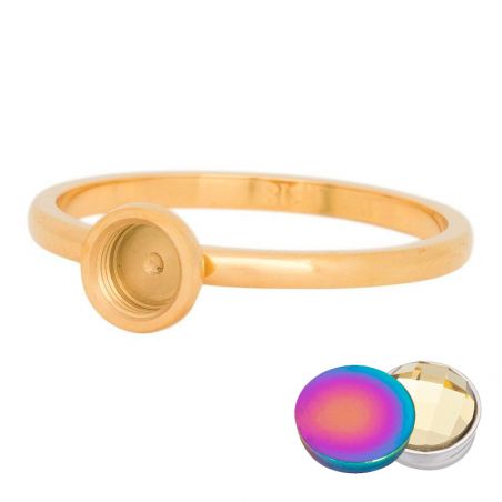 Base dorée pour élément interchangeable iXXXi - Bijoux de marque iXXXi