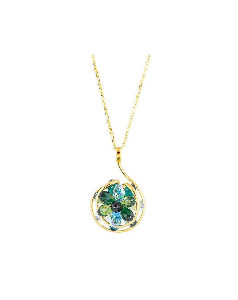 Collier Andrea Marazzini - Cristal Swarovski Bouquet Emerald