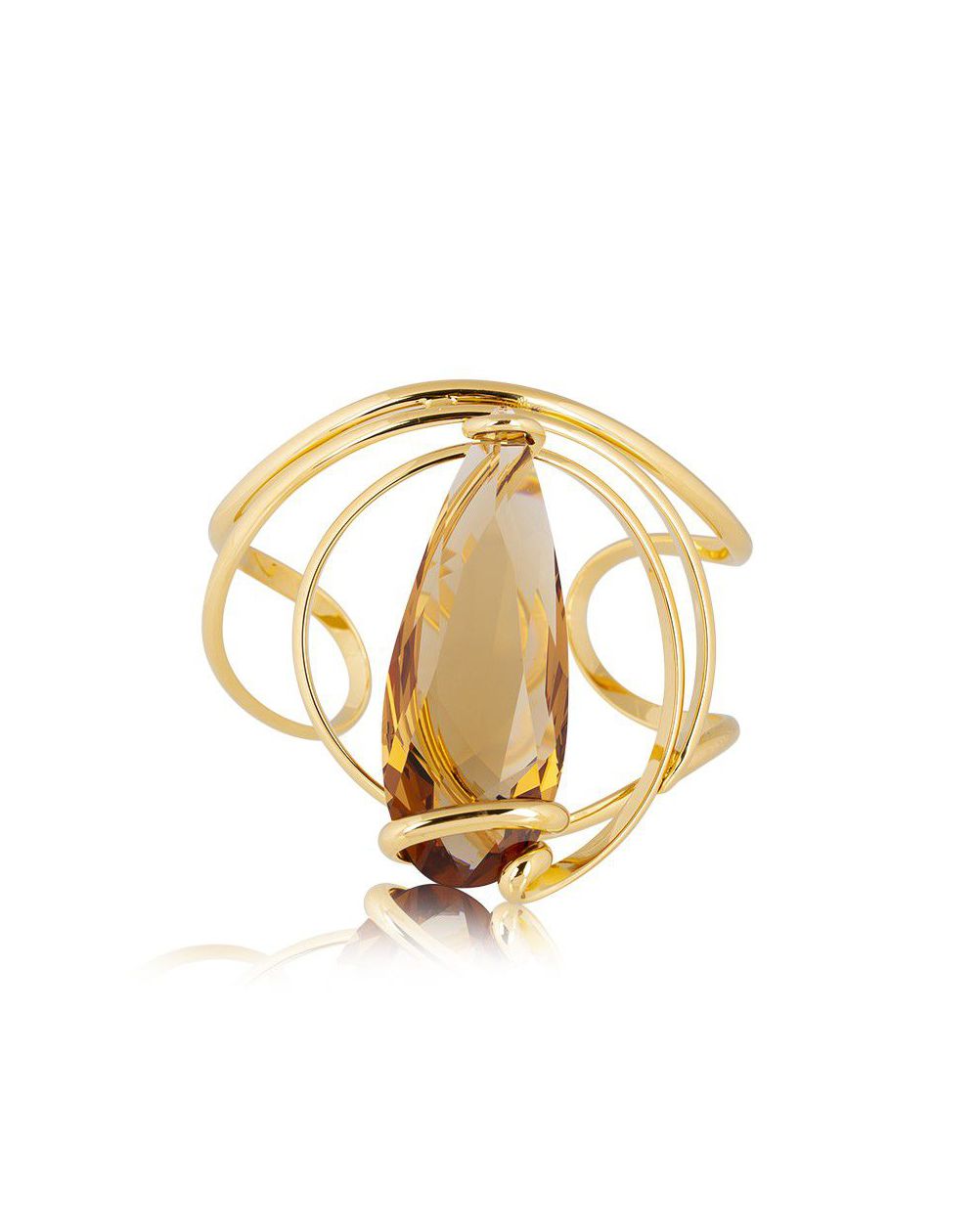 Andrea Marazzini bijoux - Bracelet cristal Swarovski Big Florence Golden Shadow Aura