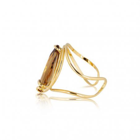 Andrea Marazzini bijoux - Bracelet cristal Swarovski Big Florence Golden Shadow Aura