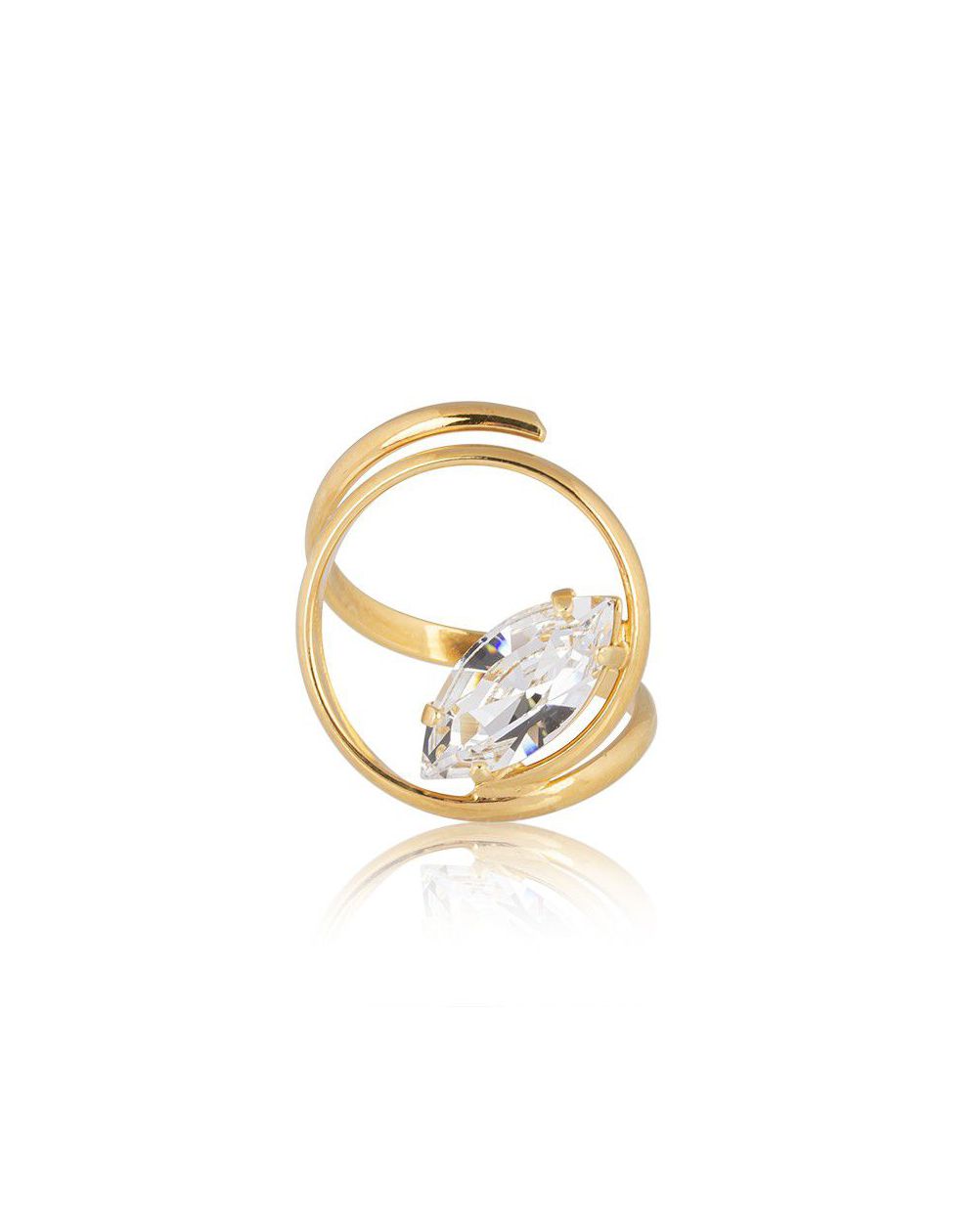 Andrea Marazzini - Bague cristal Swarovski Navette Crystal Medina