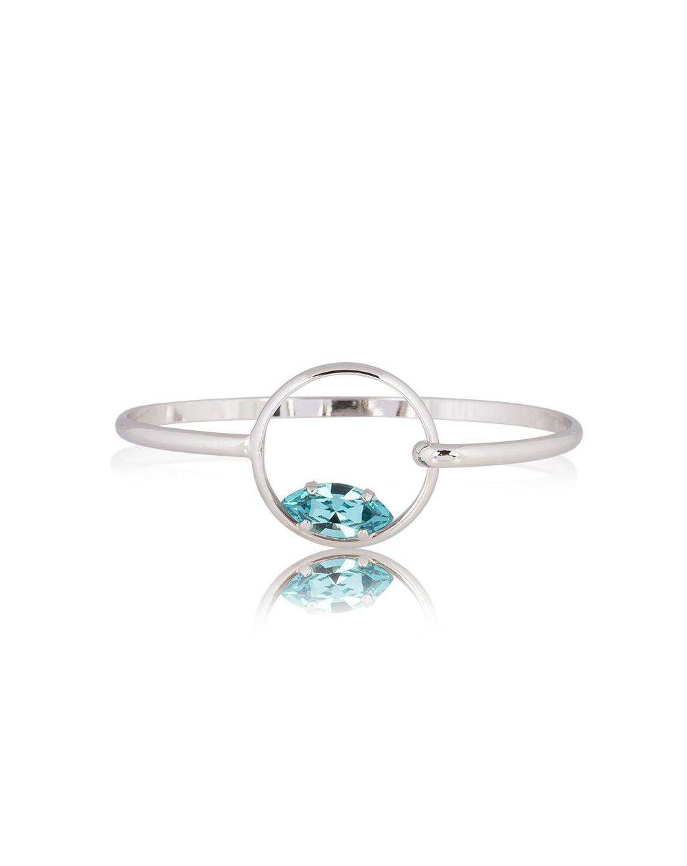Andrea Marazzini bijoux - Bracelet cristal Swarovski Navette Light Turquoise Medina