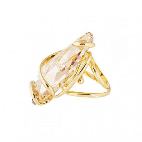 Andrea Marazzini - Bague cristal Swarovski Big de Art Golden Shadow