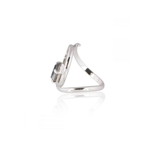 Andrea Marazzini - Bague cristal Swarovski Navette Silver Night